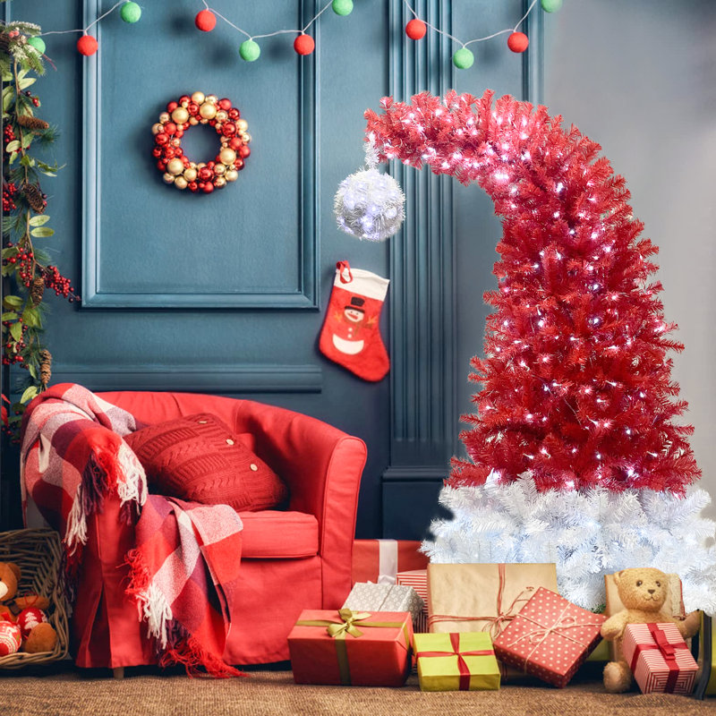 The Holiday Aisle® Harmanjot 6FT Bendable Santa Hat Style Christmas